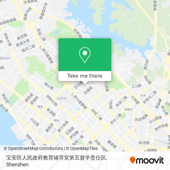 宝安区人民政府教育辅导室第五督学责任区 map