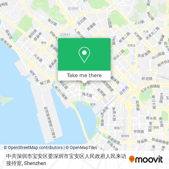 中共深圳市宝安区委深圳市宝安区人民政府人民来访接待室 map