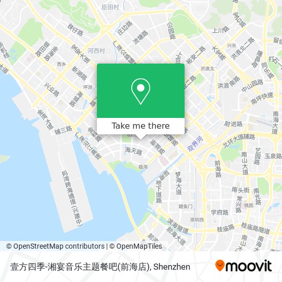 壹方四季-湘宴音乐主题餐吧(前海店) map
