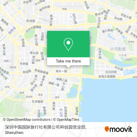 深圳中国国际旅行社有限公司科技园营业部 map