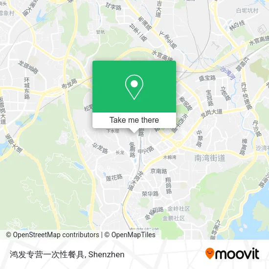 鸿发专营一次性餐具 map