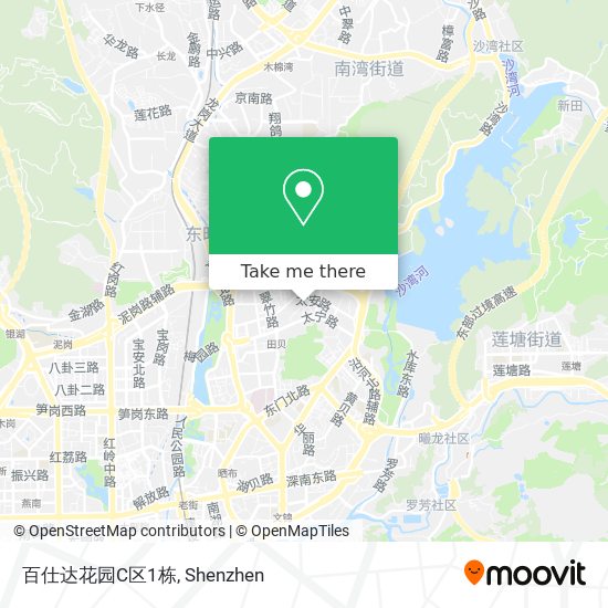 百仕达花园C区1栋 map