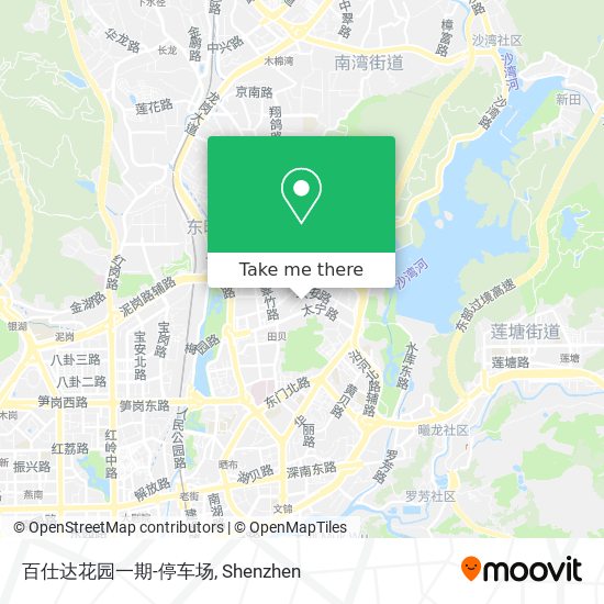 百仕达花园一期-停车场 map