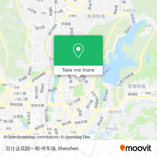 百仕达花园一期-停车场 map