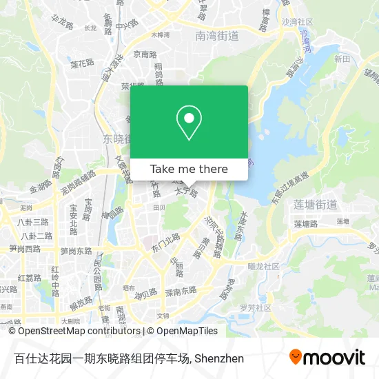 百仕达花园一期东晓路组团停车场 map