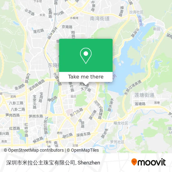 深圳市米拉公主珠宝有限公司 map