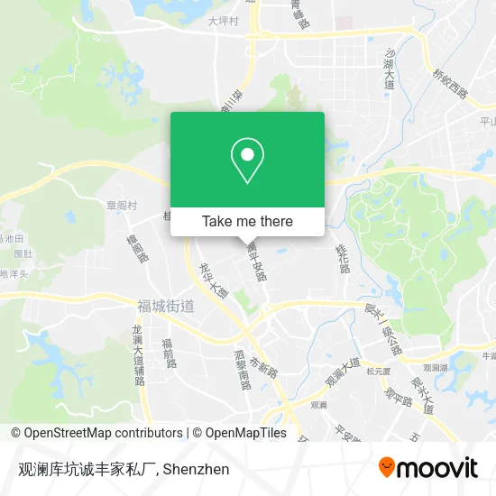 观澜库坑诚丰家私厂 map