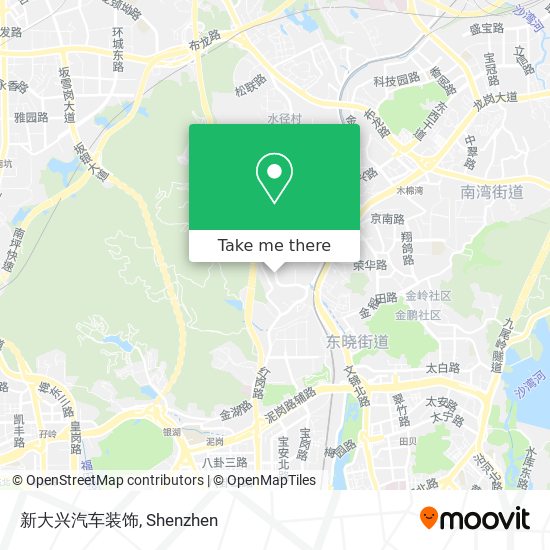 新大兴汽车装饰 map