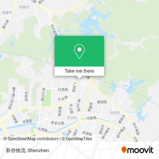 新侨物流 map
