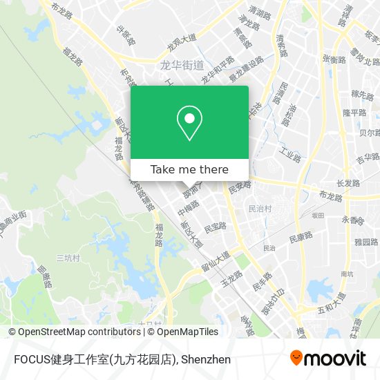FOCUS健身工作室(九方花园店) map