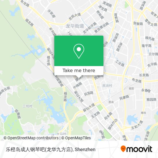 乐橙岛成人钢琴吧(龙华九方店) map