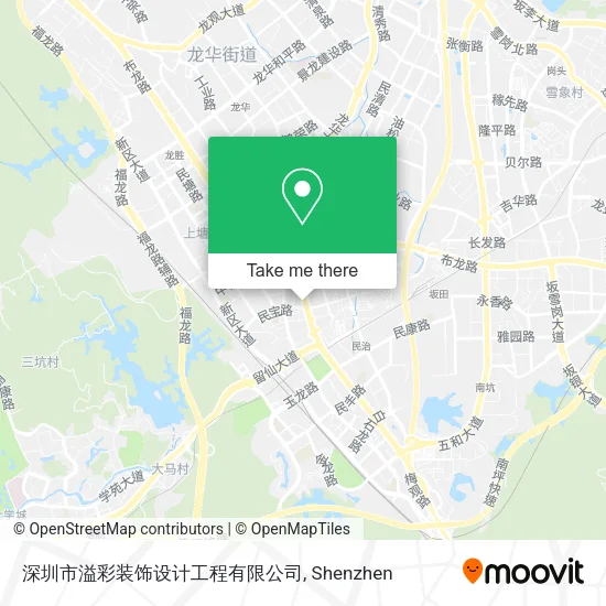 深圳市溢彩装饰设计工程有限公司 map