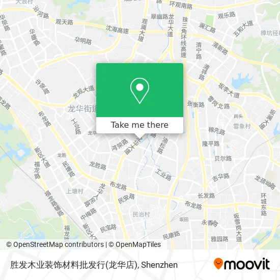 胜发木业装饰材料批发行(龙华店) map