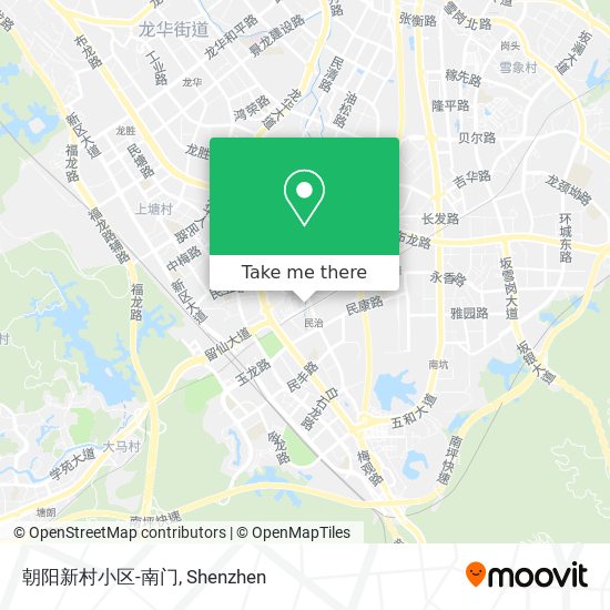朝阳新村小区-南门 map