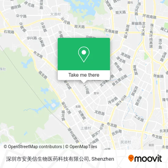 深圳市安美信生物医药科技有限公司 map