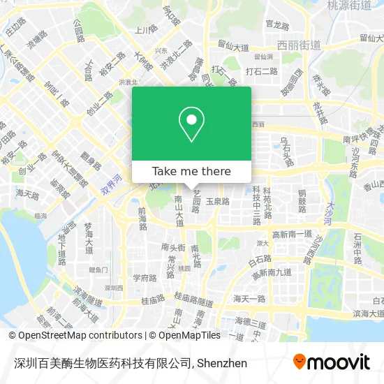 深圳百美酶生物医药科技有限公司 map