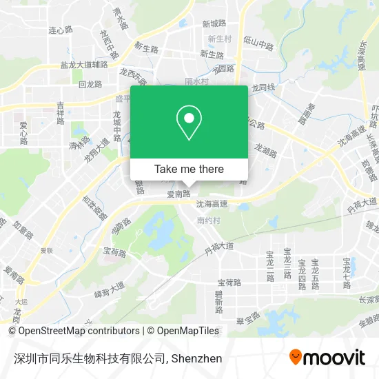 深圳市同乐生物科技有限公司 map