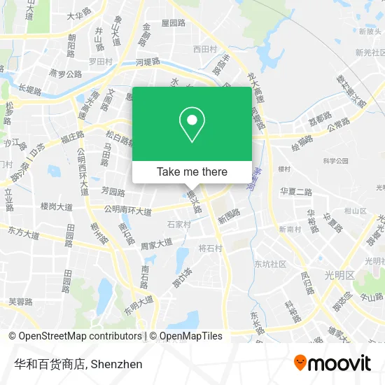 华和百货商店 map