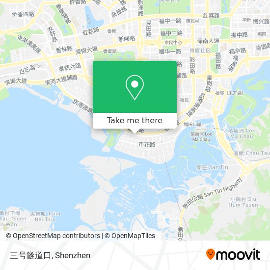 三号隧道口 map