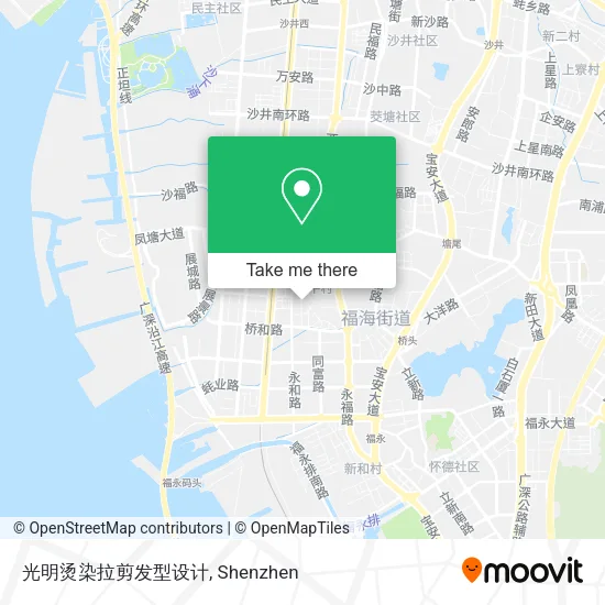 光明烫染拉剪发型设计 map