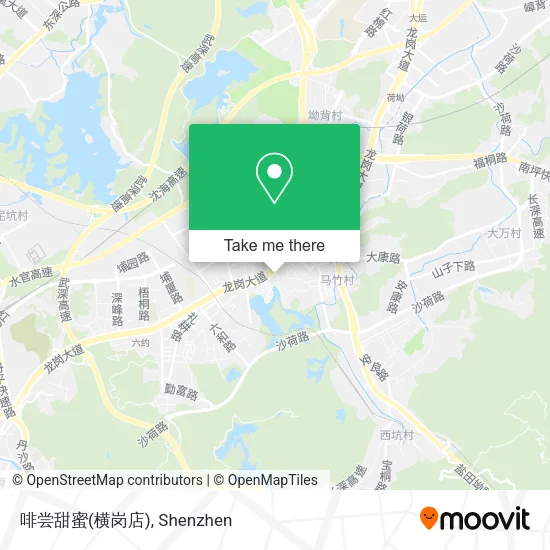 啡尝甜蜜(横岗店) map