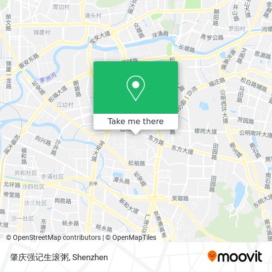 肇庆强记生滚粥 map