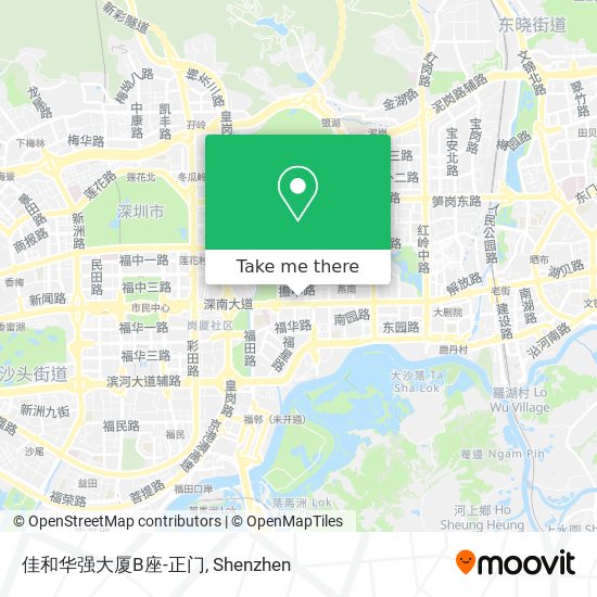佳和华强大厦B座-正门 map