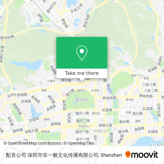 配音公司  深圳市菲一般文化传播有限公司 map