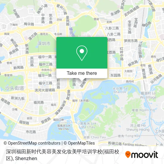 深圳福田新时代美容美发化妆美甲培训学校(福田校区) map
