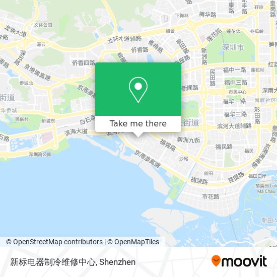 新标电器制冷维修中心 map