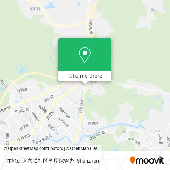 坪地街道六联社区李屋综管办 map