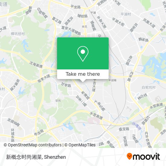 新概念时尚湘菜 map