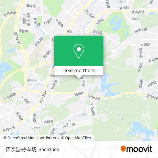 怀亲堂-停车场 map