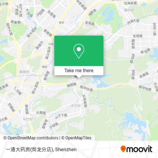 一通大药房(简龙分店) map