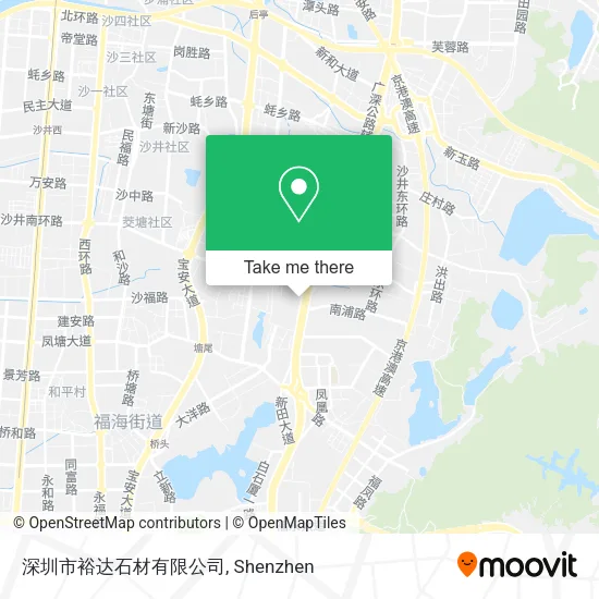 深圳市裕达石材有限公司 map
