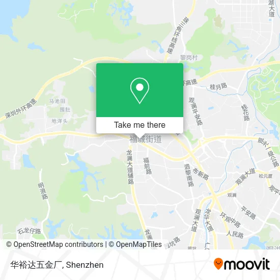 华裕达五金厂 map