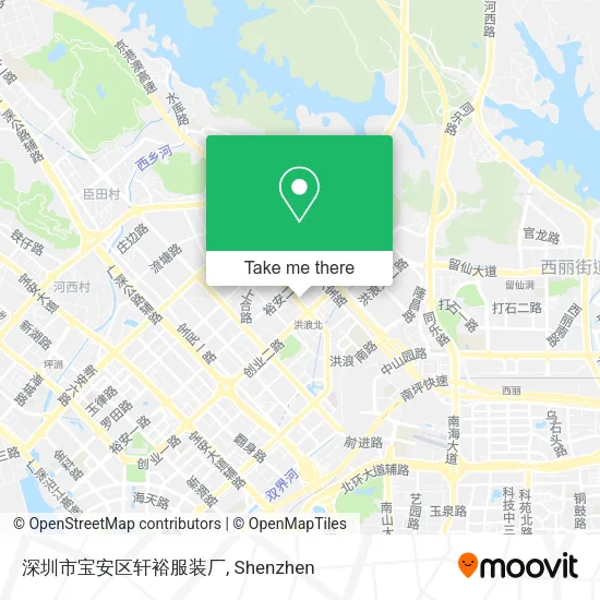 深圳市宝安区轩裕服装厂 map