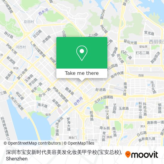 深圳市宝安新时代美容美发化妆美甲学校(宝安总校) map