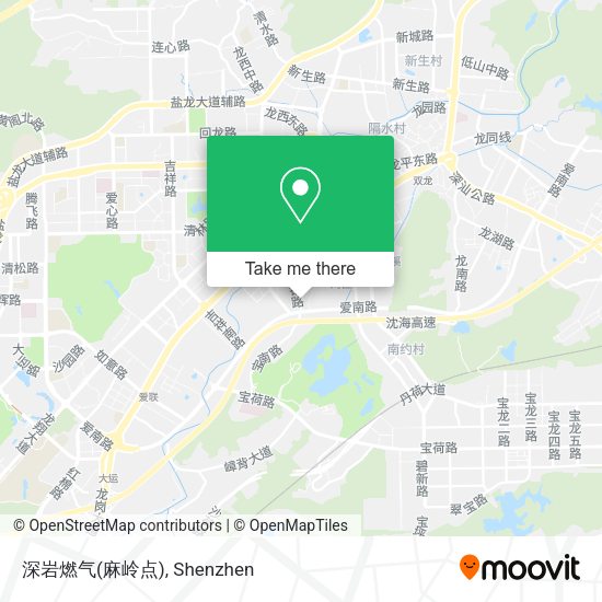 深岩燃气(麻岭点) map