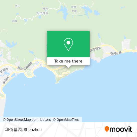 华侨墓园 map
