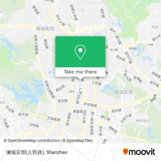 澜城宾馆(人民路) map