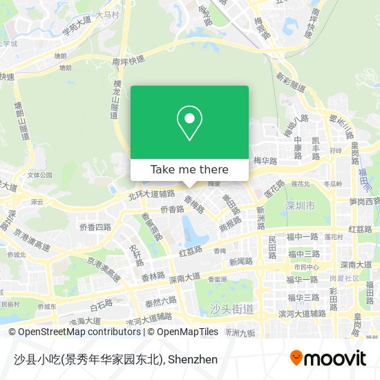 沙县小吃(景秀年华家园东北) map