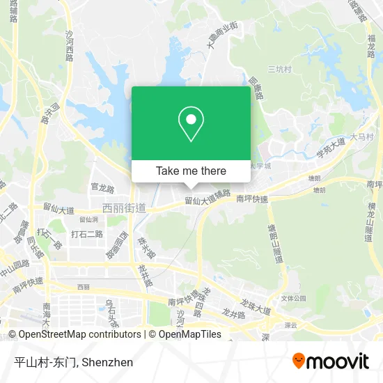 平山村-东门 map