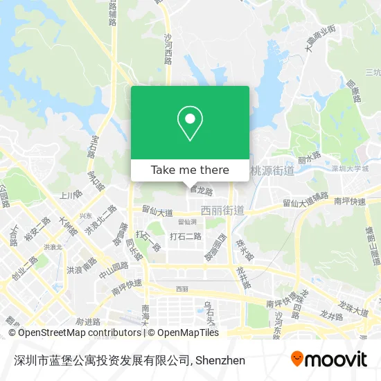 深圳市蓝堡公寓投资发展有限公司 map