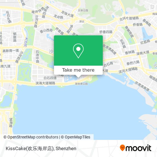 KissCake(欢乐海岸店) map