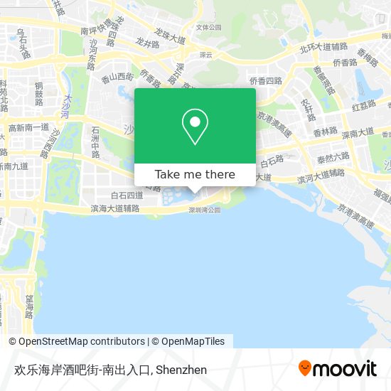 欢乐海岸酒吧街-南出入口 map