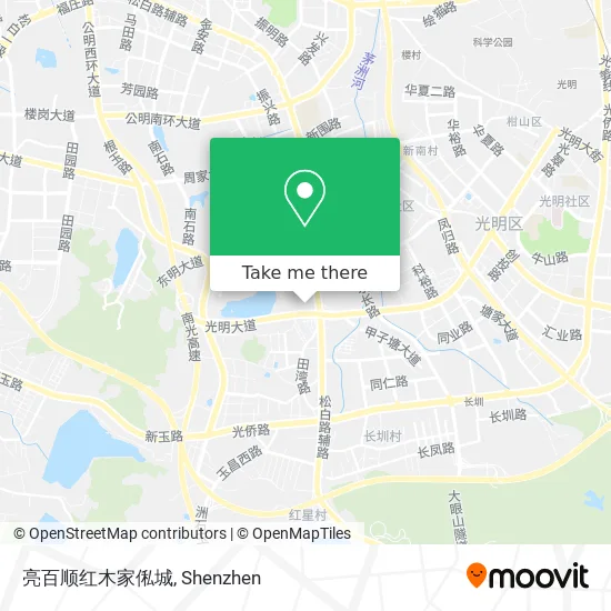 亮百顺红木家俬城 map