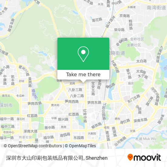 深圳市大山印刷包装纸品有限公司 map