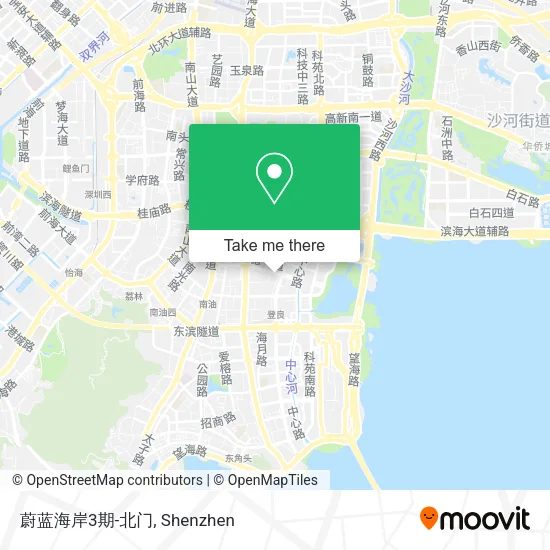 蔚蓝海岸3期-北门 map