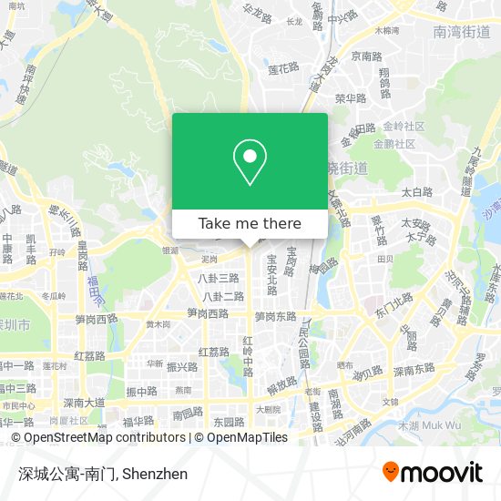 深城公寓-南门 map